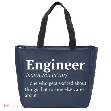 Funny Engineer Definition Tote Bag