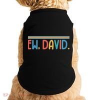 Funny Ew, David. Retro Doggie Tank thumb 0