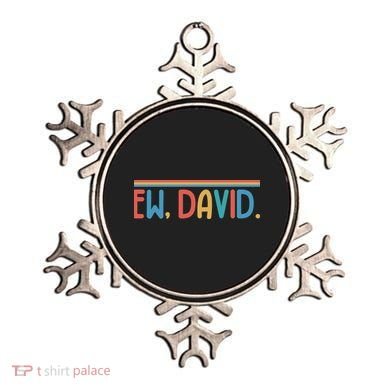Funny Ew, David. Retro Ornament