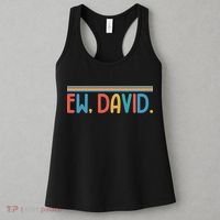 Funny Ew, David. Retro Women's Tank Top thumb 3
