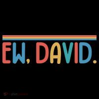 Funny Ew, David. Retro Tank Top thumb 6