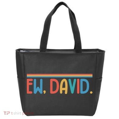 Funny Ew, David. Retro Tote Bag