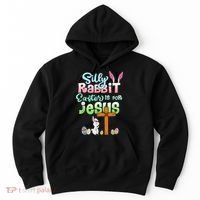 Funny Easter Day Silly Rabbit Easter Is For Jesus Christians Hoodie thumb 0