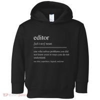 Funny Editor Definition Film Editor In Chief Video Editing Toddler Hoodie thumb 0