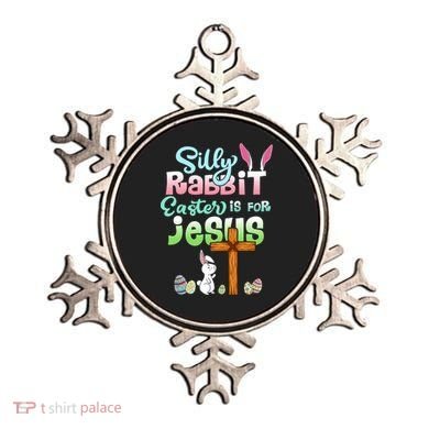 Funny Easter Day Silly Rabbit Easter Is For Jesus Christians Ornament