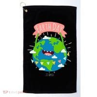 Funny Earth Day April 22 Golf Towel thumb 0