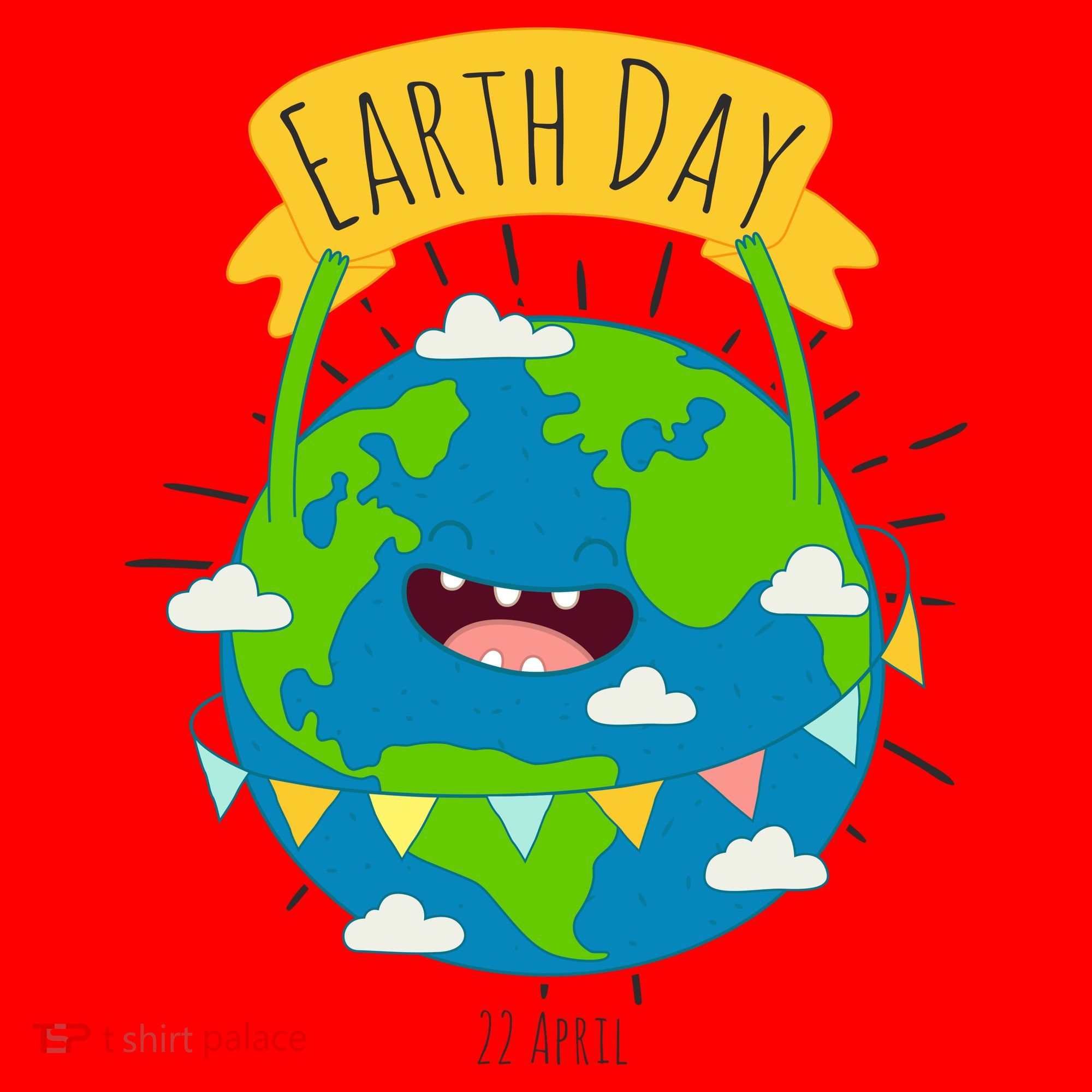 Funny Earth Day April 22 Santa Hat