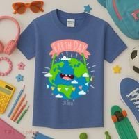 Funny Earth Day April 22 Kids T-Shirt thumb 3