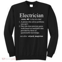 Funny Electrician Definition Shirt Electrical Engineer Gift Sweatshirt thumb 0
