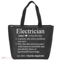 Funny Electrician Definition Shirt Electrical Engineer Gift Tote Bag thumb 0