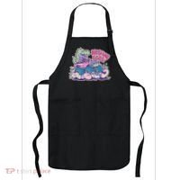 Funny Easter Dinosaur Monster Truck Crushing Eggs Apron thumb 0