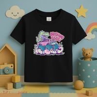 Funny Easter Dinosaur Monster Truck Crushing Eggs Toddler T-Shirt thumb 3