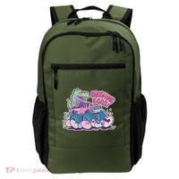 Funny Easter Dinosaur Monster Truck Crushing Eggs Backpack thumb 0