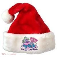 Funny Easter Dinosaur Monster Truck Crushing Eggs Santa Hat thumb 0