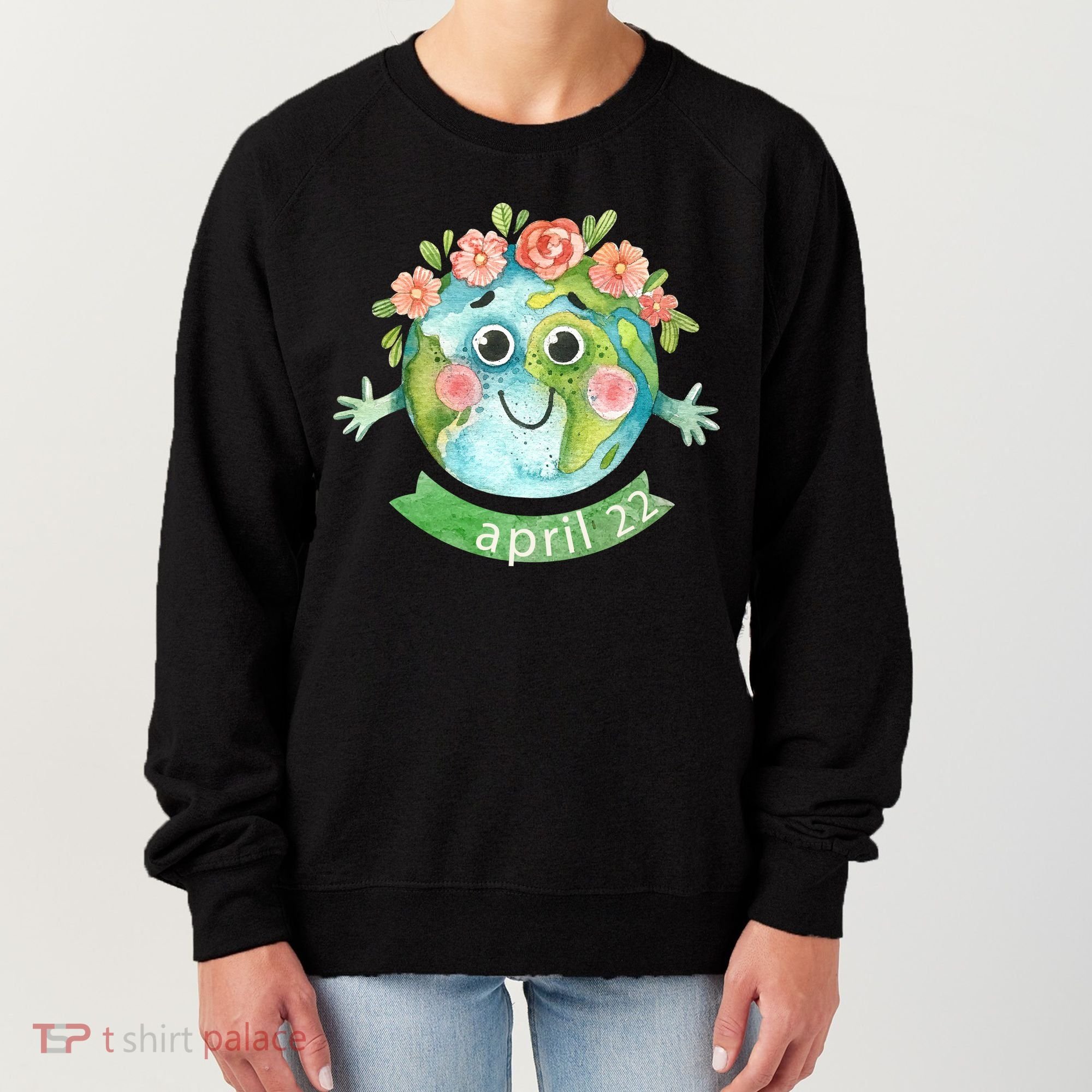 Floral Earth Day April Women's Sweatshirt