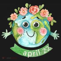 Floral Earth Day April Apron thumb 3