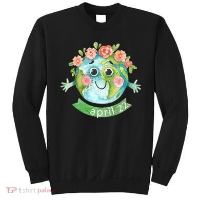 Floral Earth Day April Sweatshirt