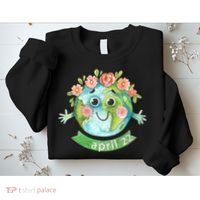 Floral Earth Day April Sweatshirt thumb 2