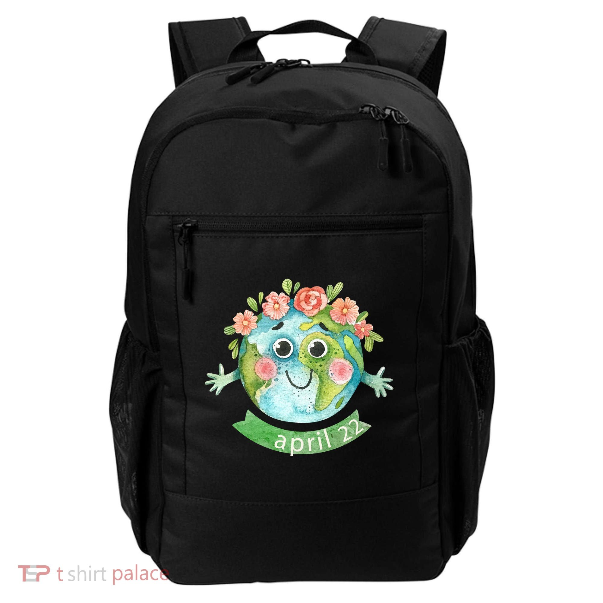 Floral Earth Day April Backpack