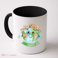 Floral Earth Day April Coffee Mug thumb 0