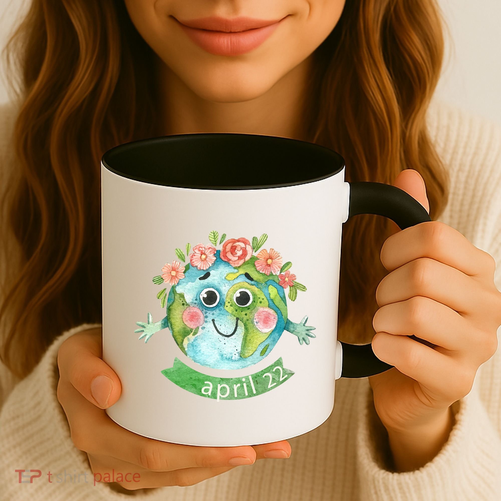 Floral Earth Day April Coffee Mug