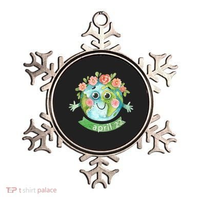 Floral Earth Day April Ornament