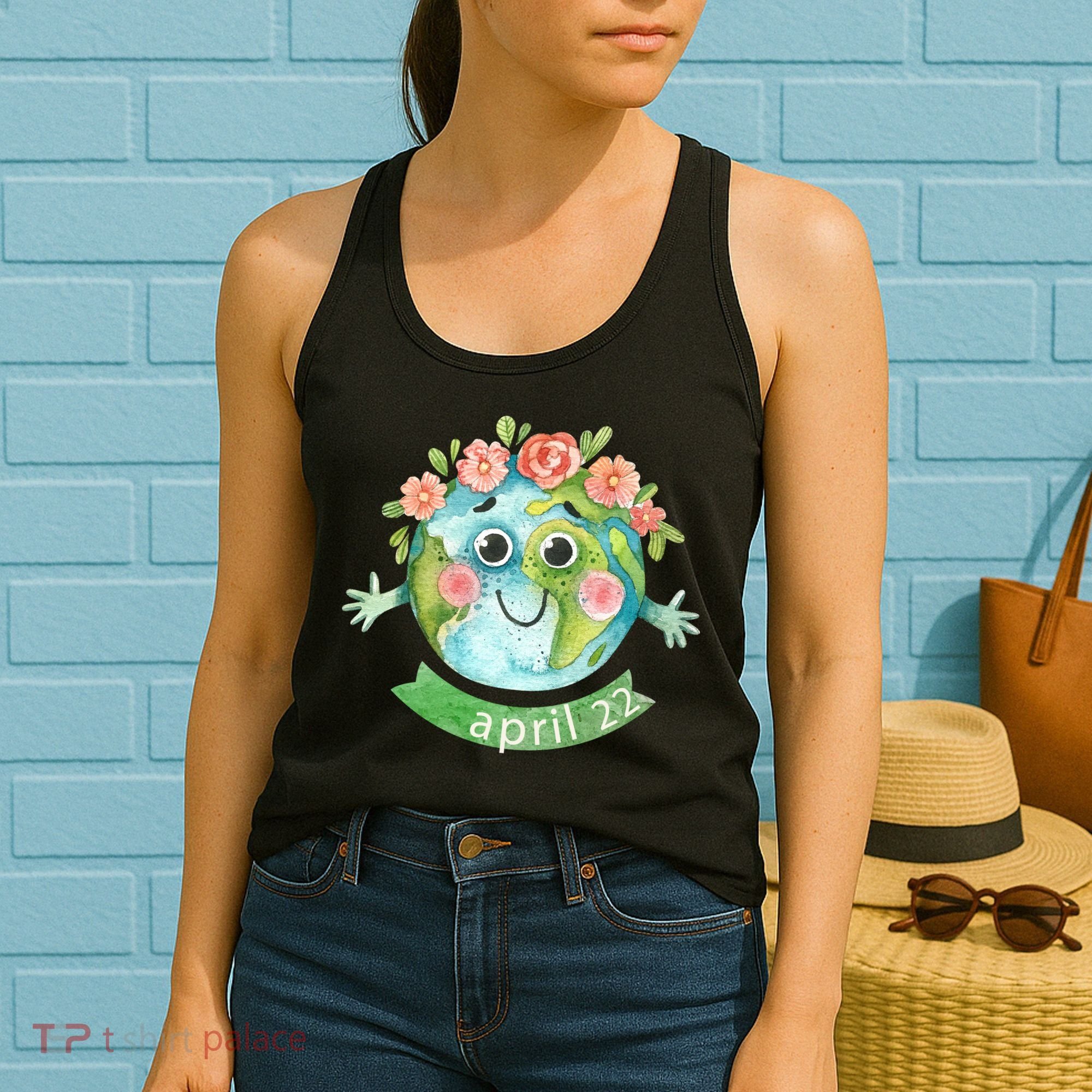 Floral Earth Day April Women's Tank Top
