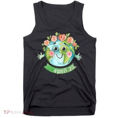 Floral Earth Day April Tank Top