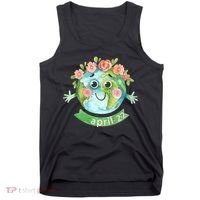 Floral Earth Day April Tank Top thumb 0