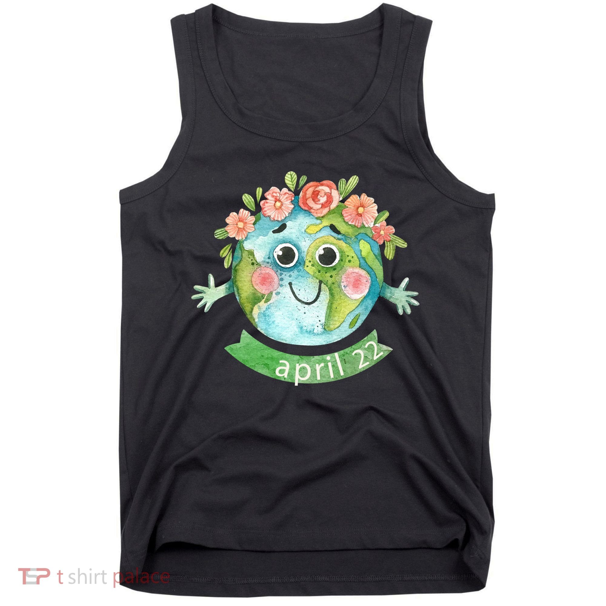 Floral Earth Day April Tank Top