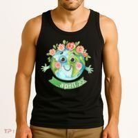 Floral Earth Day April Tank Top thumb 3