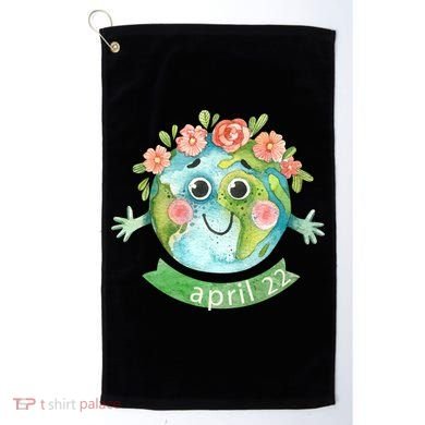 Floral Earth Day April Golf Towel