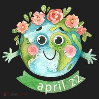 Floral Earth Day April Golf Towel thumb 3