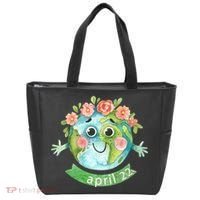 Floral Earth Day April Tote Bag thumb 0