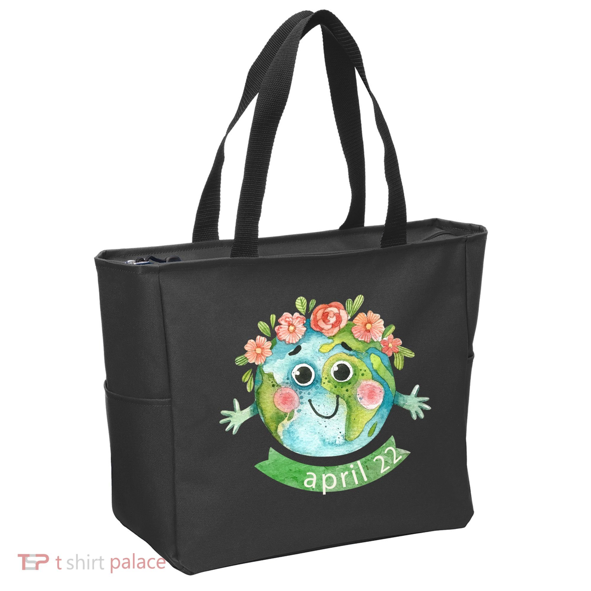 Floral Earth Day April Tote Bag