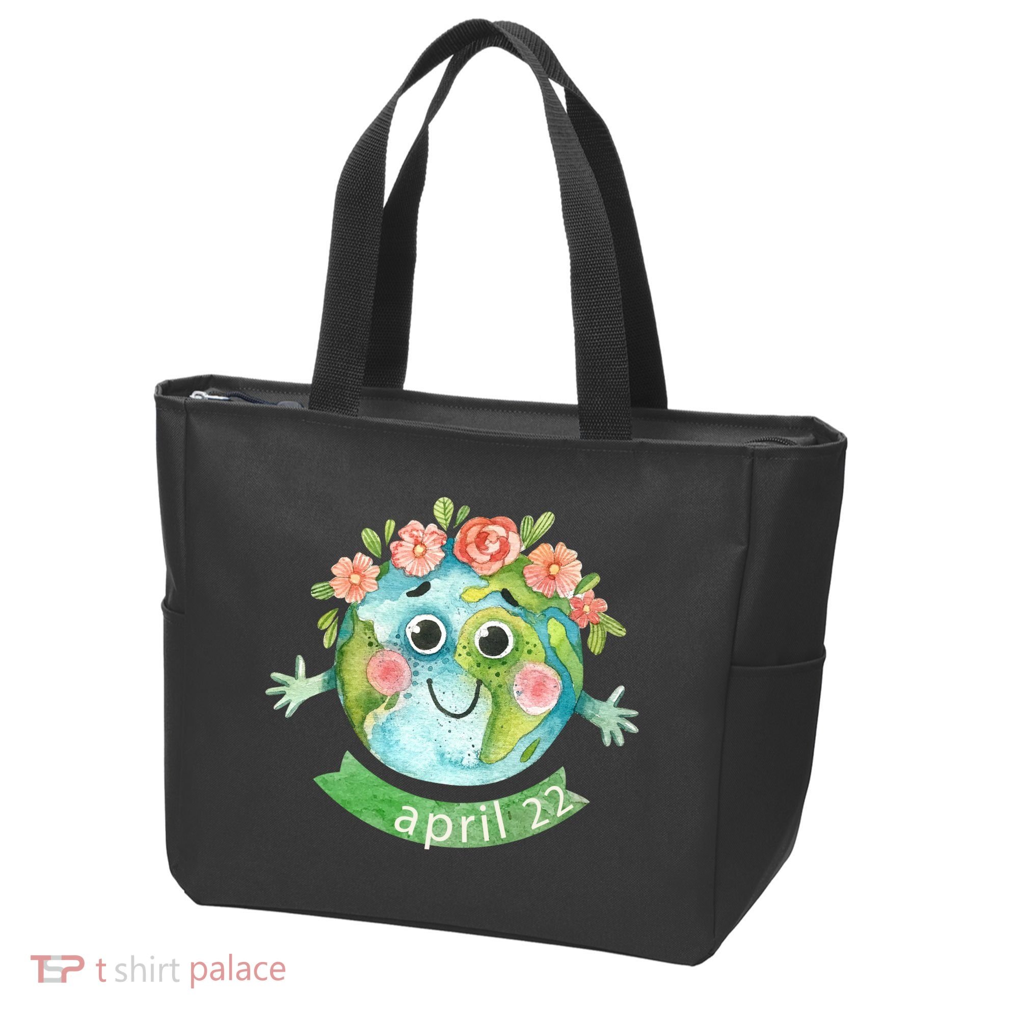 Floral Earth Day April Tote Bag