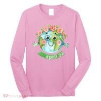 Floral Earth Day April Long Sleeve Shirt thumb 0