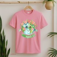 Floral Earth Day April T-Shirt thumb 2