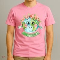 Floral Earth Day April T-Shirt thumb 3