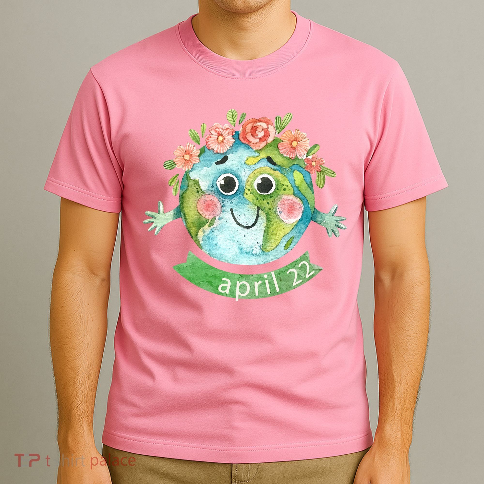Floral Earth Day April T-Shirt