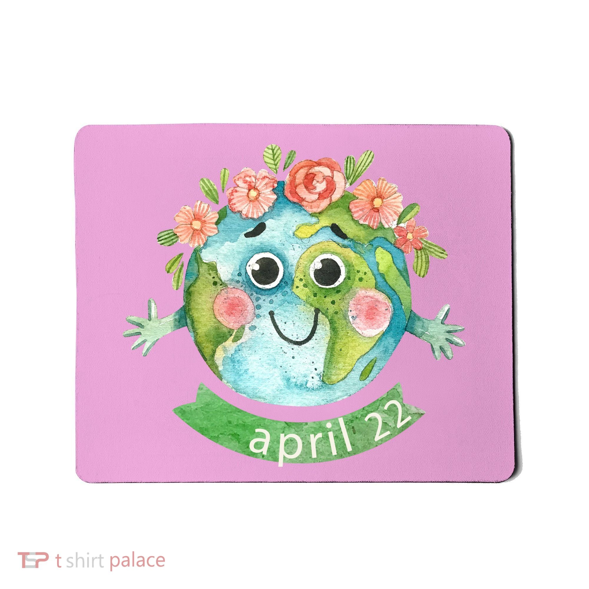 Floral Earth Day April Mousepad