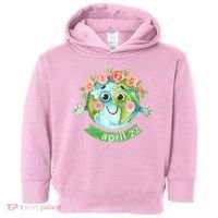 Floral Earth Day April Toddler Hoodie thumb 0