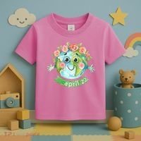 Floral Earth Day April Toddler T-Shirt thumb 3