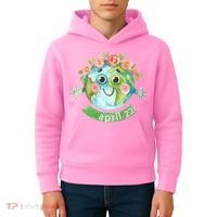 Floral Earth Day April Kids Hoodie thumb 4
