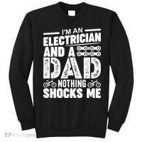 Funny Electrician Dad Nothing Shocks Me Sweatshirt thumb 0