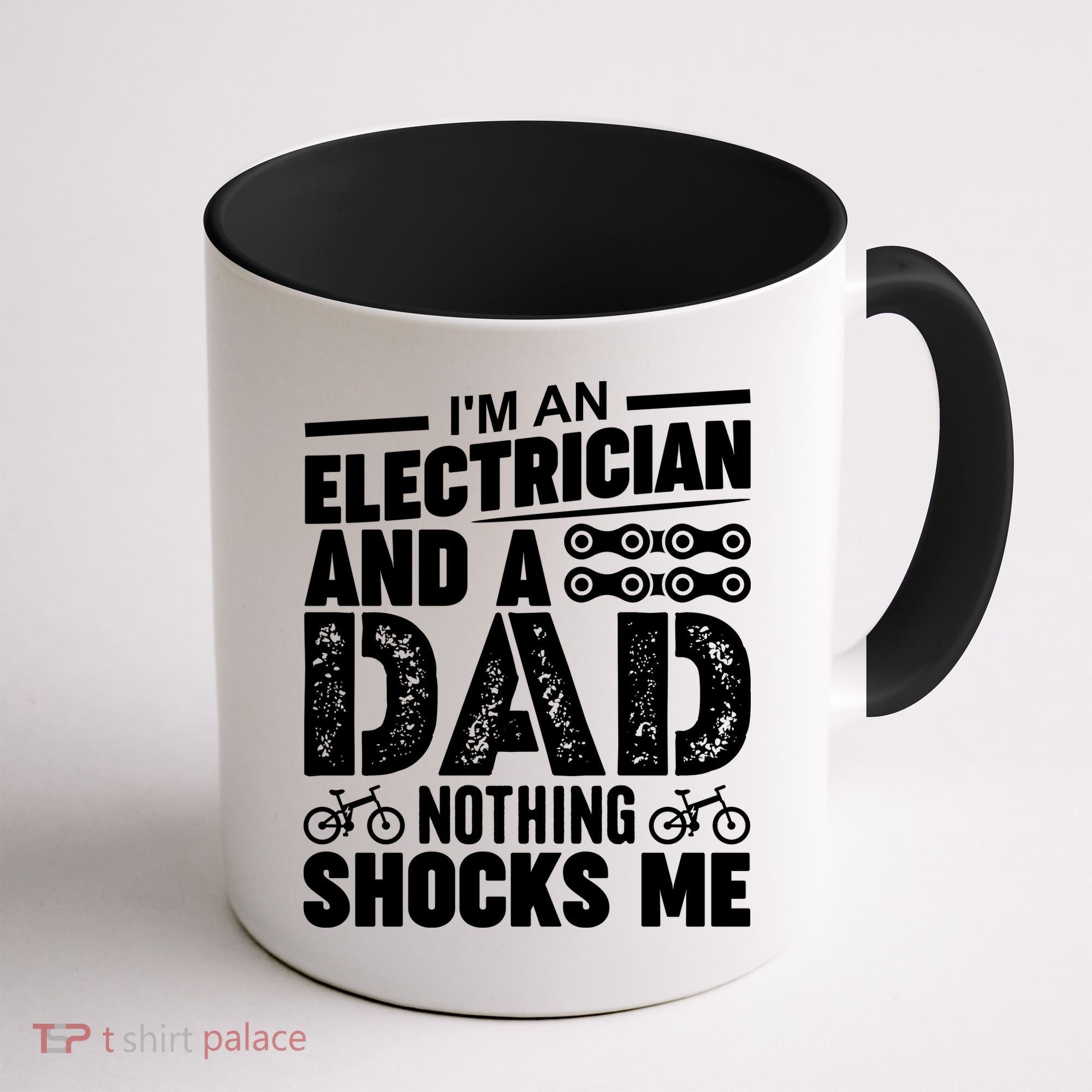 Funny Electrician Dad Nothing Shocks Me Coffee Mug