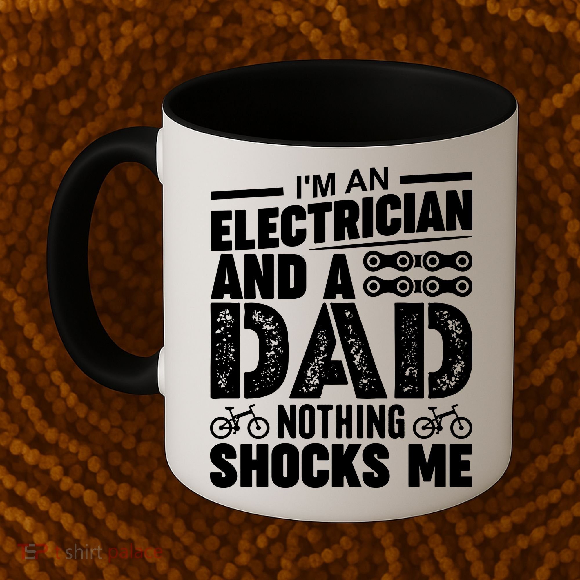 Funny Electrician Dad Nothing Shocks Me Coffee Mug