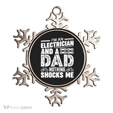Funny Electrician Dad Nothing Shocks Me Ornament