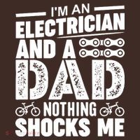 Funny Electrician Dad Nothing Shocks Me Coaster thumb 2