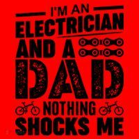 Funny Electrician Dad Nothing Shocks Me Santa Hat thumb 1